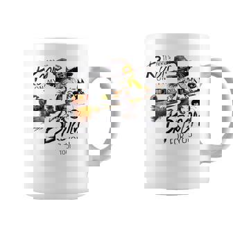 There's Room On My Broom For You Too Halloween Witch Graphic Print Coffee Mug - Monsterry