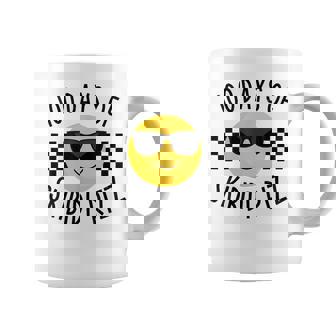 Retro 100 Days Of Skibidi Rizz Smile Face 100 Days Of School Coffee Mug - Thegiftio UK