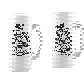 Retro 3K Teacher Squad Back To School Cute Apple Girls Kids Graphic Print Coffee Mug - Monsterry