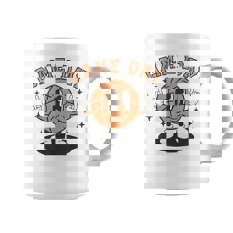 Retro Basketball Vintage Game Day Basketball Player Women Coffee Mug - Seseable