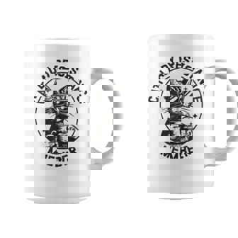 Retro Cat Lady Resistance Childless Cat Lady Feminist Cat Graphic Print Coffee Mug - Monsterry