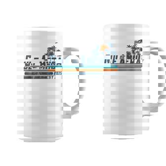 Retro Gulf Of Us America 2025 American Flag Gulf Mexico Coffee Mug | Seseable CA