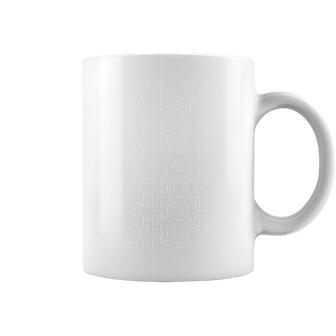 Retro Ho Ho Ho Santa Navidad Manga Larga Taza de café - Regaloses