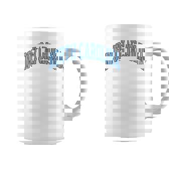 Retro North Carolina Souvenir Simple North Carolina Blue Coffee Mug - Thegiftio UK