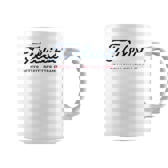 Retro Titleis-T Better Fit Better Game Golf Golfing Golfer Coffee Mug - Monsterry