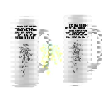 Rude Christmas Shirt Kiss Me Under The Mistletoe Tank Top Graphic Print Coffee Mug - Monsterry