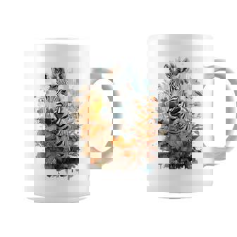 S Gráficas De Safari Floral De Cebra Para Hombres Es Y Niños Taza de café - Regaloses