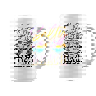 Salty Beach Sunset Sunglasses Summer Vacation Beach Party Graphic Print Coffee Mug - Monsterry