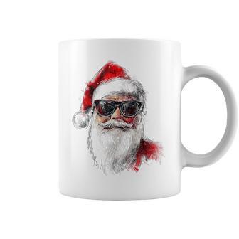 Santa Claus Christmas Graphic X-Mas Sunglasses Santa Tassen - Geschenkecke