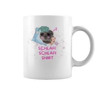 Schlafi Schlafi Hamster Meme Gray Tassen - Geschenkecke