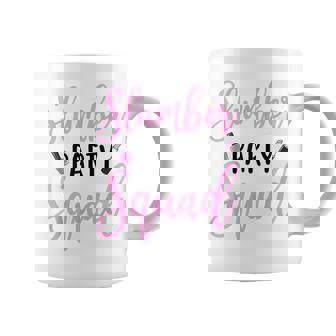 Slumber Party Squad Sleepover Pajama Nails And Makeup Graphic Print Coffee Mug - Monsterry