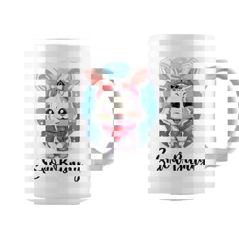 Snowbunny Cute Bunny Rabbit In The Snow Graphic Print Coffee Mug - Monsterry