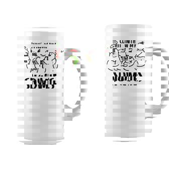 Snowmies Family Christmas Matching Pajamas Snow Man Graphic Print Coffee Mug - Monsterry