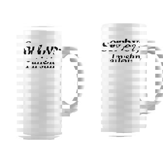 Sorry Boys Im Lesbian LGBT-Q Proud Ally Graphic Print Coffee Mug - Monsterry