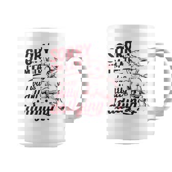 Sorry I'm Late I Was Dilly Dallying Sheep Cute Lamb Coffee Mug - Thegiftio UK