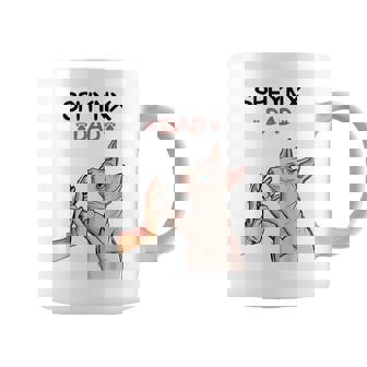 Sphynx Dad Papa Sphinx Cat Gato Desnudo Amante De Los Gatos Taza de café - Regaloses