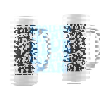 Spoiled By My Blue Collar Man On Back Graphic Print Coffee Mug - Monsterry