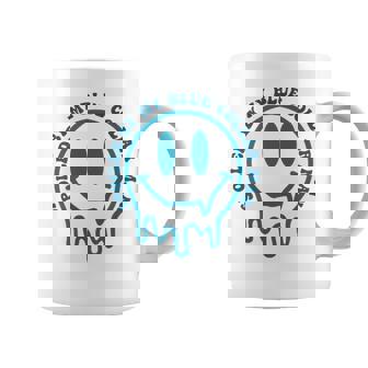 Spoiled By My Blue Collar Man Groovy Wife Face Graphic Print Coffee Mug - Monsterry