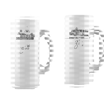 St John's Newfoundland And Labrador USA Skylines Graphic Print Coffee Mug - Monsterry