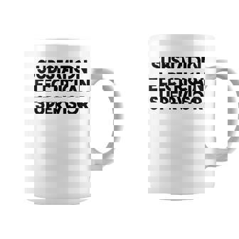 Substation Electrician Supervisor Tank Top Graphic Print Coffee Mug - Monsterry