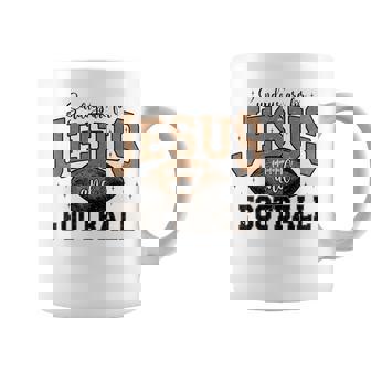 Sundays Are For Jesus And Football Coffee Mug - Seseable