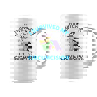I Survived My Circumcision Random Humor Graphic Print Coffee Mug - Monsterry