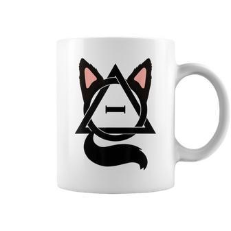 Theta Delta Cat Therian Pride Gray Tassen - Geschenkecke