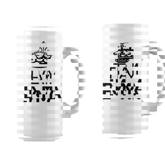 Team Emma Crown Motif Symbol Graphic Print Coffee Mug - Monsterry