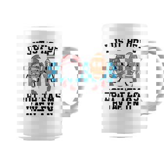 Both Teams Have Fun Cool Football Season Gameday Retro Coffee Mug - Seseable