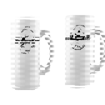 Tennessee Great Smoky Mountains National Park Bear Canoe Graphic Print Coffee Mug - Monsterry
