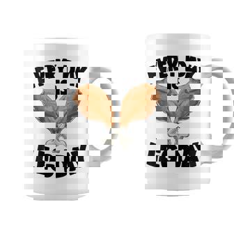 Thanksgiving Turkey Every Day Is A Leg Day Graphic Print Coffee Mug - Monsterry