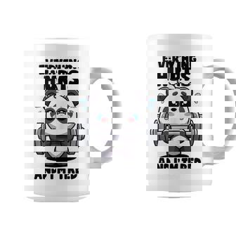 Todo Duele Y Estoy Cansado Panda Lifting Gym Cotizaciones Gimnasio Sin Mangas Taza de café - Regaloses