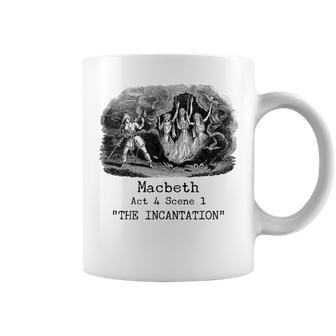 Tres Brujas Incantación Macbeth Shakespeare Literatura Taza de café - Regaloses