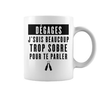 Trop Sobre Pour Te Parler -Êtement Drôle Alcool Et Apéro Tasse - Cadeauxyz