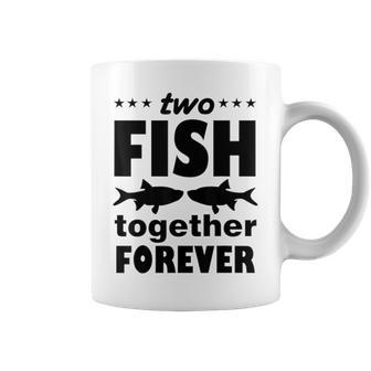 Two Fish Together Forever Angler Tassen - Geschenkecke