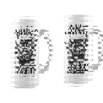 Unhinged And Feral Raccoon Girl Toddler Boy Humor Coffee Mug | Seseable CA
