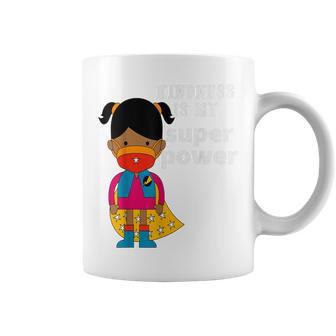 Unity Day No Bullying Kindness Is My Superpower Orange Tee Graphic Print Coffee Mug - Monsterry