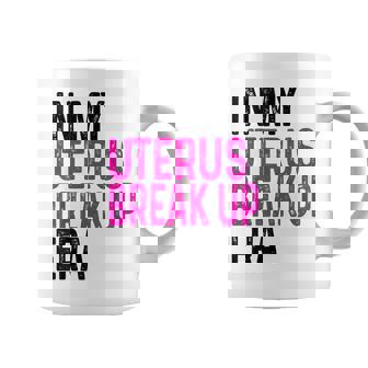 In My Uterus Break Up Era Groovy Hysterectomy Recovery Coffee Mug | Mazezy