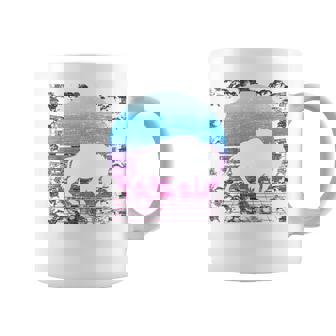 Vaporwave Bison Animal Aesthetique 90S Retro American Buffalo Tasse - Cadeauxyz