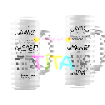 Vas A Ser Tia Tita Otraez Sorpresa Regalo Anuncio Embarazo Taza de café - Regaloses