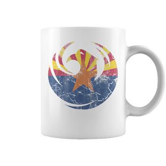 Vintage Fade Phoenix Arizona Flag T Tassen - Geschenkecke