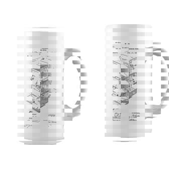 Vintage Patent Print 1885 Bee Hive Beekeeper Coffee Mug - Monsterry