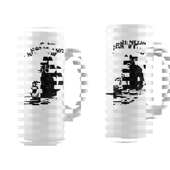 Vintage I Regret Nothing Cat Coffee Mug - Monsterry