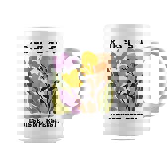 Vintage Resist Dissent Persist Floral Women's Coffee Mug | Seseable UK