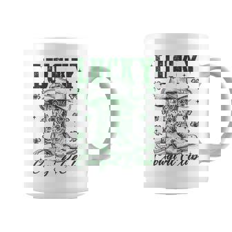 Vintage Retro St Patrick's Day Cowboy Lucky Cowgirl Club Coffee Mug | Mazezy