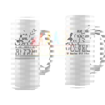 Volleyball Evolution Evolución Deloleibol Divertido Manga Larga Taza de café - Regaloses