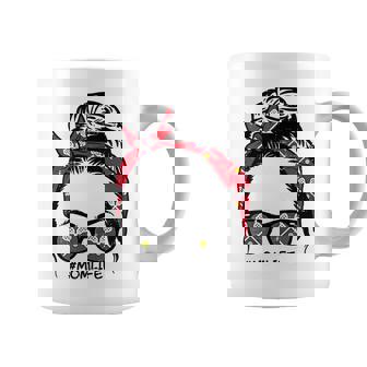 Woman Lacrosse Bandana Sunglasses Mom Life Mama Coffee Mug - Thegiftio