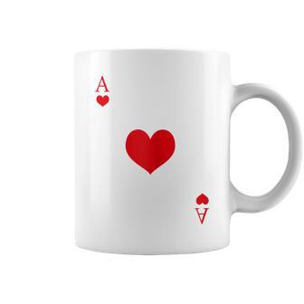 Women's Heart Ass Costume Playing Card Game Poker Skat Carnival Tassen - Geschenkecke