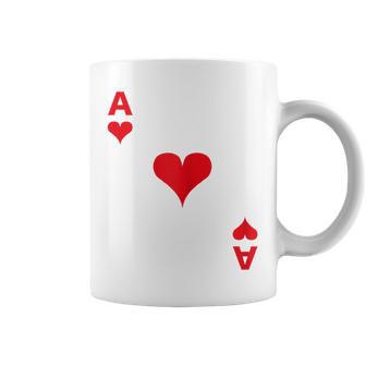 Women's Playing Card Heart Ace Card Costume Fancy Dress Ass Groups Tassen - Geschenkecke