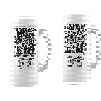 I Workout Because My Husband Is Hot On Back Coffee Mug - Seseable